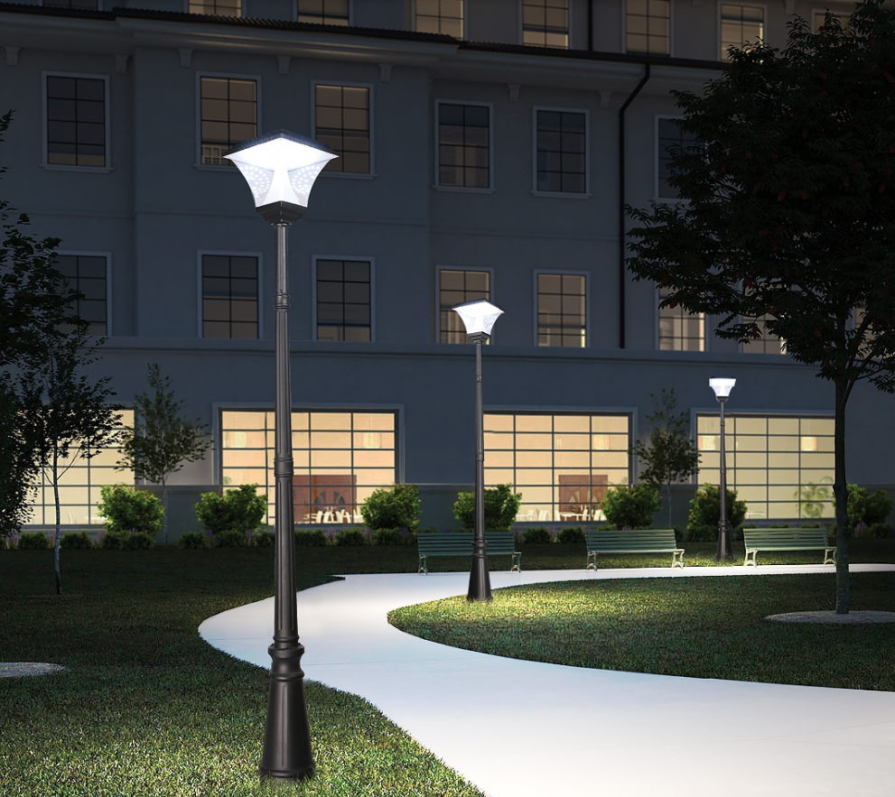 Solar lamp 2.6m Contemporary Style - Perfect for beautifying your garden and entrance