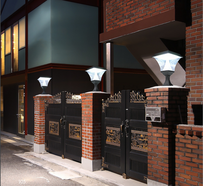 Futuristic Style Solar Entrance Door Lamp