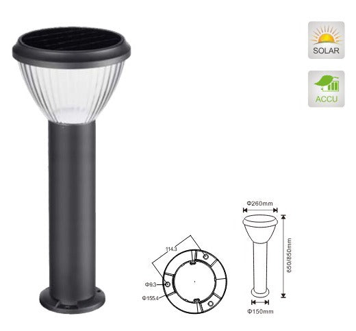 Retro Style Solar Pathway and Garden Lamp